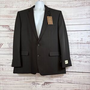 Haggar Black Travel Performance Classic Fit Suit Jacket
